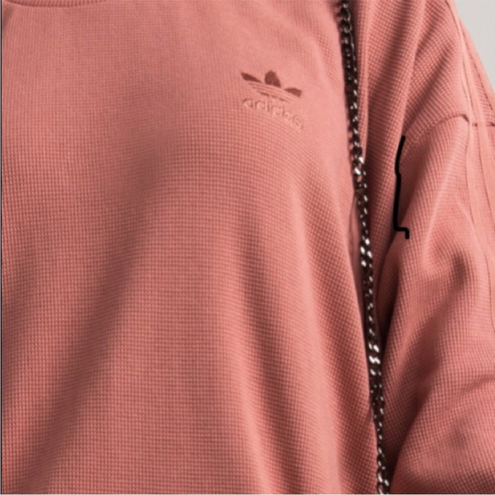 adidas Crewneck Sweater in Dusty Rose - Picture 3 of 4